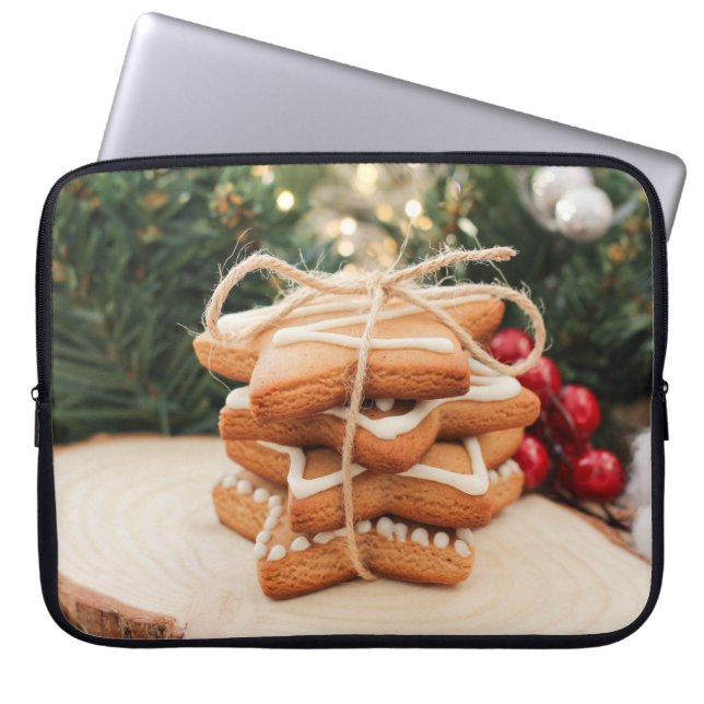 Gingerbread Cookies Laptop Sleeve (Front)