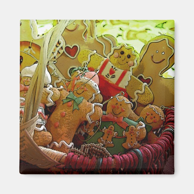 Gingerbread Cookies Magnets (Front)