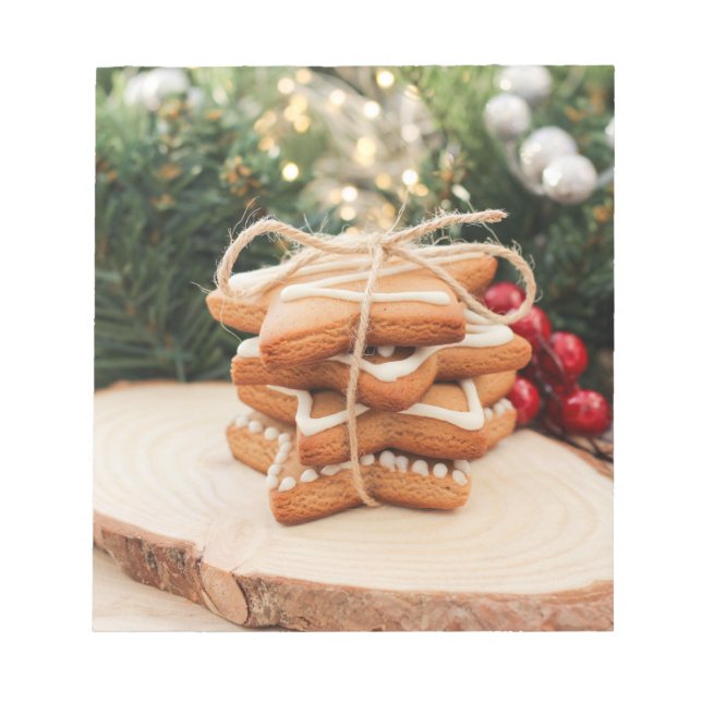 Gingerbread Cookies Notepad (Front)