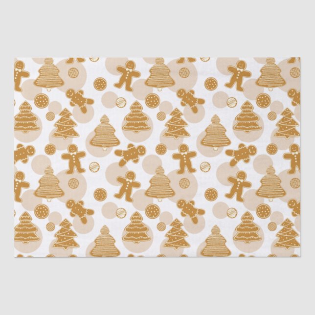 Gingerbread Cookies Tissue Paper (Front)
