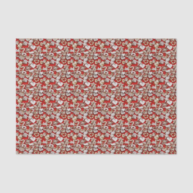 Gingerbread Cookies Tissue Paper (Front)