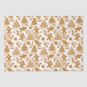 Gingerbread Cookies with dog bones Tissue Paper