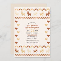 Gingerbread Cosy Ugly Sweater Christmas Party
