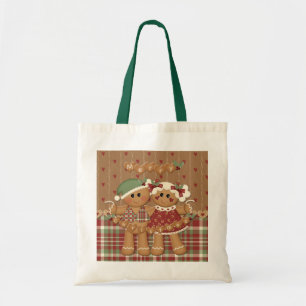 Gingerbread Country Christmas Tote Bag