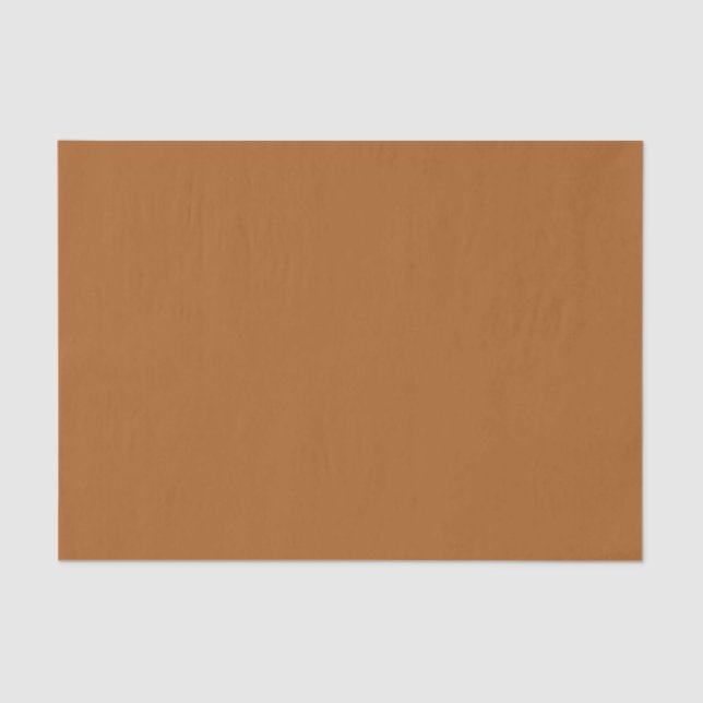 Gingerbread Cutout Dark Ginger Tissue Paper (Front)