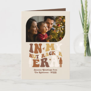 Gingerbread Dance Fun Retro Christmas Photos Holiday Card