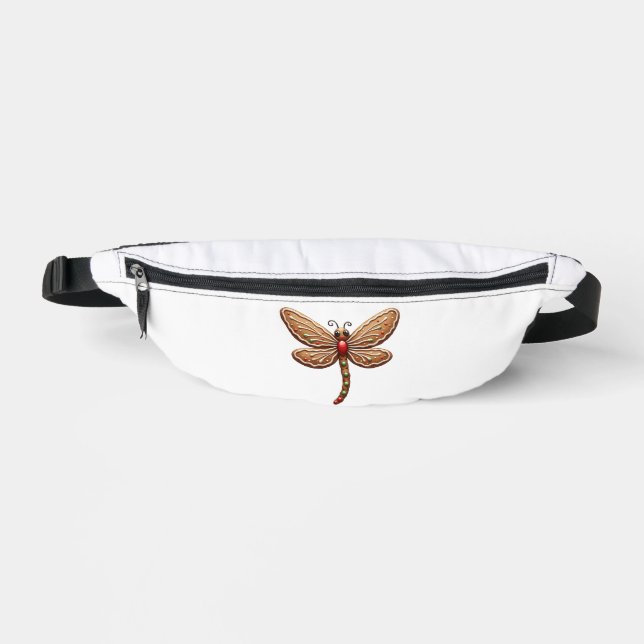 Gingerbread Dragonfly Bum Bags (Front)