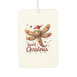 Gingerbread Dragonfly Car Air Freshener