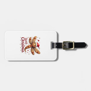 Gingerbread Dragonfly Luggage Tag