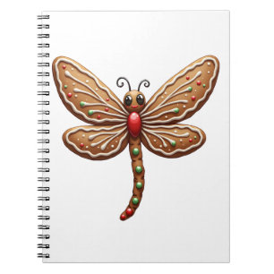 Gingerbread Dragonfly Notebook
