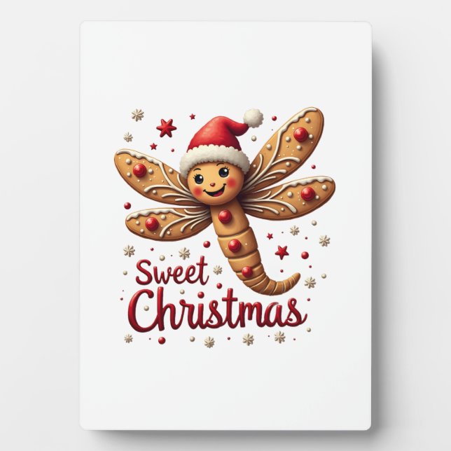 Gingerbread Dragonfly Plaque (Front)