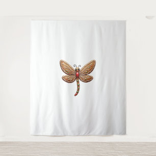 Gingerbread Dragonfly Tapestry