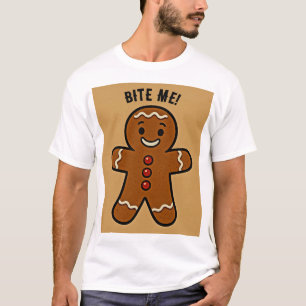 Gingerbread Drama Duo: Bite Me T-Shirt