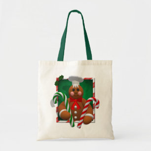 Gingerbread Family: Candy Boy Tote Bag