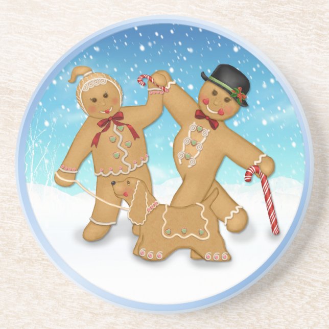 Gingerbread Family Coaster (Front)