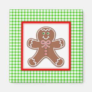 Gingerbread Friends Boy Magnet