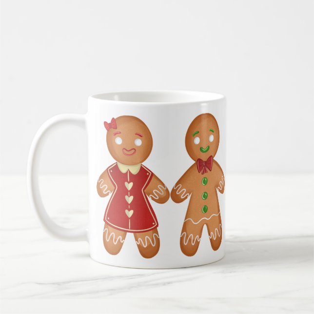 Gingerbread Friends Classic Mug (Left)