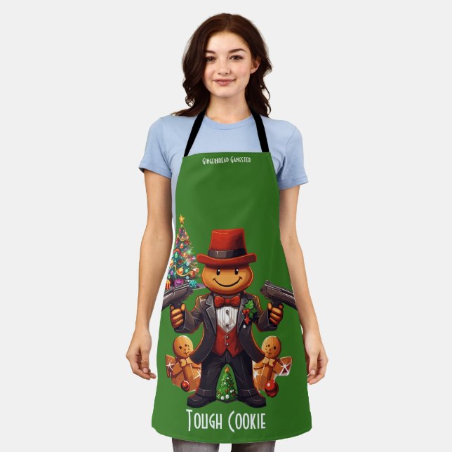Gingerbread Gangster Apron (Worn)