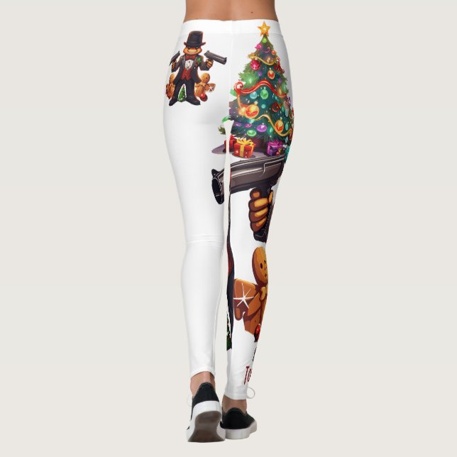 Gingerbread Gangster Leggings (Back)