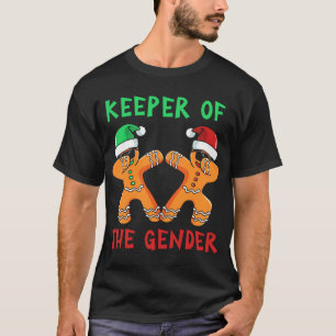 Gingerbread Gender Reveal Keeper Of The Gender T-Shirt