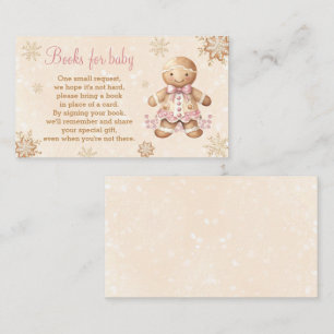 Gingerbread Girl Baby Shower Books For Baby Card