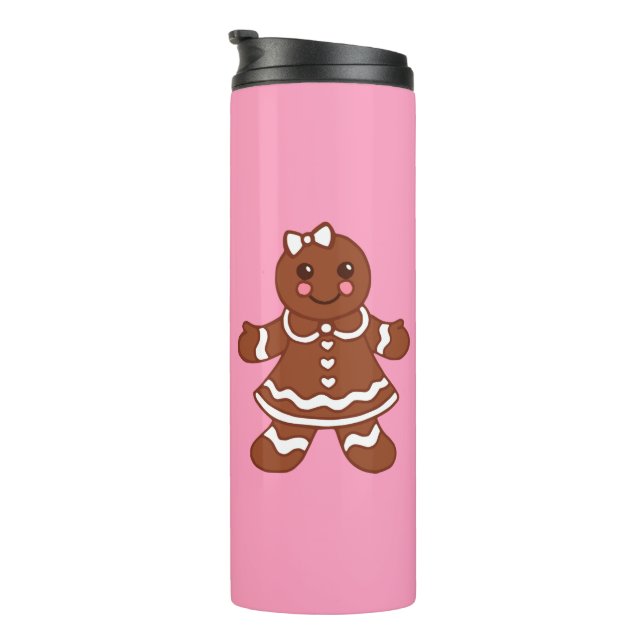 Gingerbread Girl Thermal Tumbler  (Rotated Right)