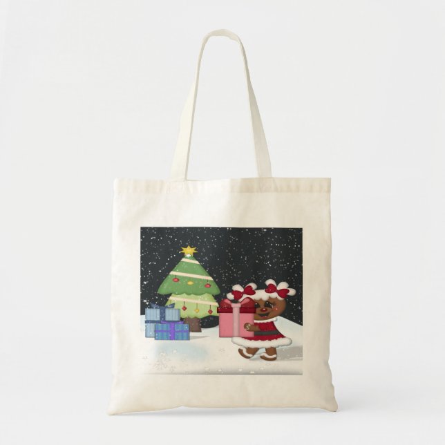 Gingerbread Girl Tote Bag (Front)