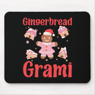 Gingerbread Grami Shirt Women Family Matching Chri Mouse Pad