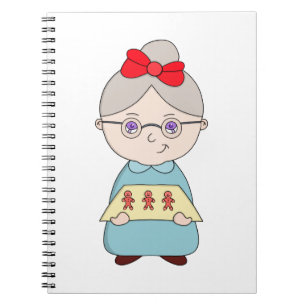 Gingerbread Grandma Notebook