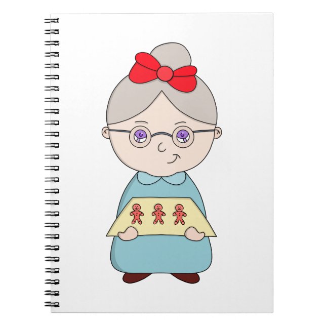 Gingerbread Grandma Notebook (Front)