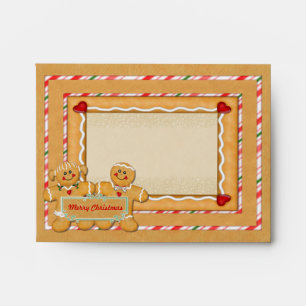 Gingerbread Greetings Envelope