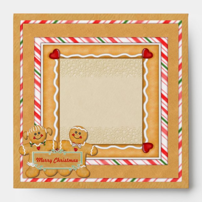 Gingerbread Greetings Envelopes (Front)