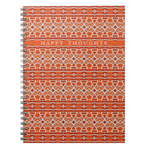 GINGERBREAD "HAPPY THOUGHTS" Spiral Notebook