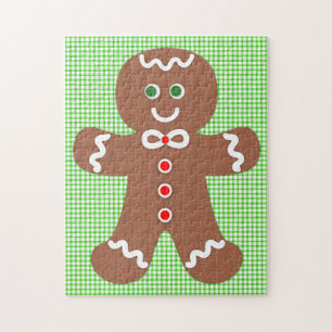 Gingerbread Holiday Boy Jigsaw Puzzle