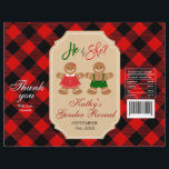 Gingerbread Holiday Gender Christmas Chip Bag Flyer<br><div class="desc">Gingerbread Holiday Gender Christmas Chip Bag Flyer</div>
