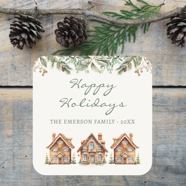 Gingerbread Holiday Sticker (Gingerbread Holiday Sticker
)