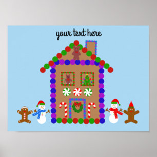Gingerbread House #1 Poster