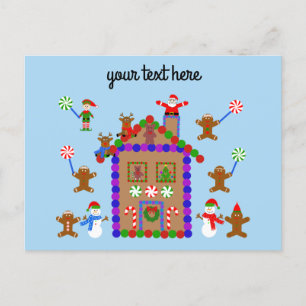 Gingerbread House #2 Postcard