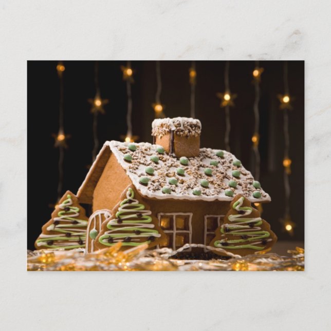 Gingerbread House 2 Postcard (Front)