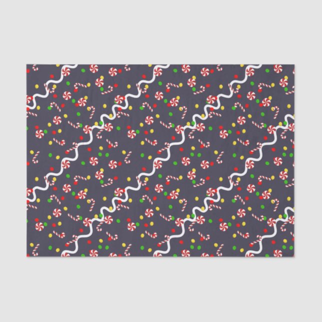 Gingerbread House Candy Tissue Paper (Front)