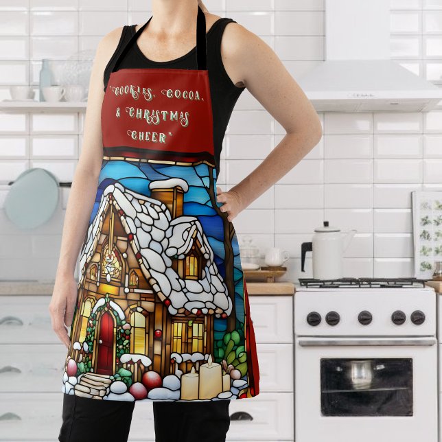 Gingerbread House Christmas Apron (Creator Uploaded)