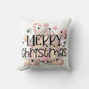 Gingerbread house Christmas Cushion