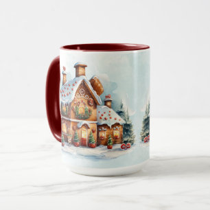 Gingerbread House Christmas Holiday Mug