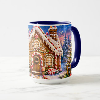 Gingerbread House Christmas Mug