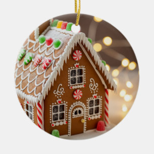 Gingerbread House Christmas Ornament