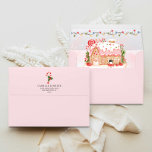 Gingerbread House Christmas Personalised Envelope<br><div class="desc">Transport your loved ones to a winter wonderland this season with our Christmas Gingerbread House Theme Envelopes. Each envelope is designed with the sweet charm of a gingerbread house, making your festive mail delightful. Perfect for spreading cheer and creating memories that stick, just like icing on a gingerbread cookie! Matching...</div>