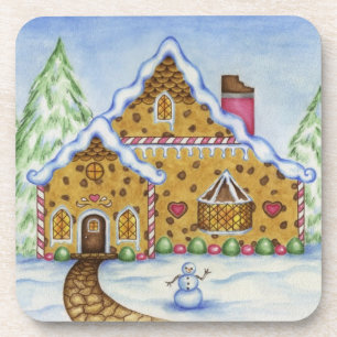 Gingerbread House Coasters
