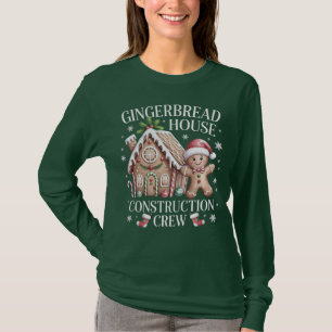 Gingerbread House Construction Crew - Christmas T-Shirt