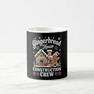Gingerbread House Construction Crew Christmas Xmas Coffee Mug