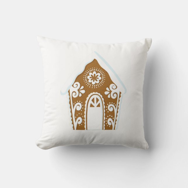 Gingerbread house cushion (Front)